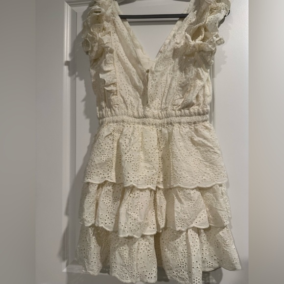 Love the Label Ines Tiered Dress in Ecru - Picture 2 of 2